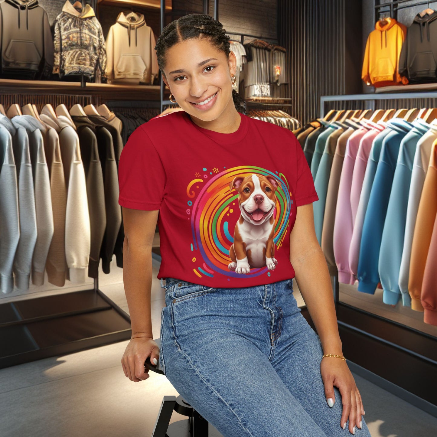 Bulldog Graphic T-Shirt — Vintage Dog Tee