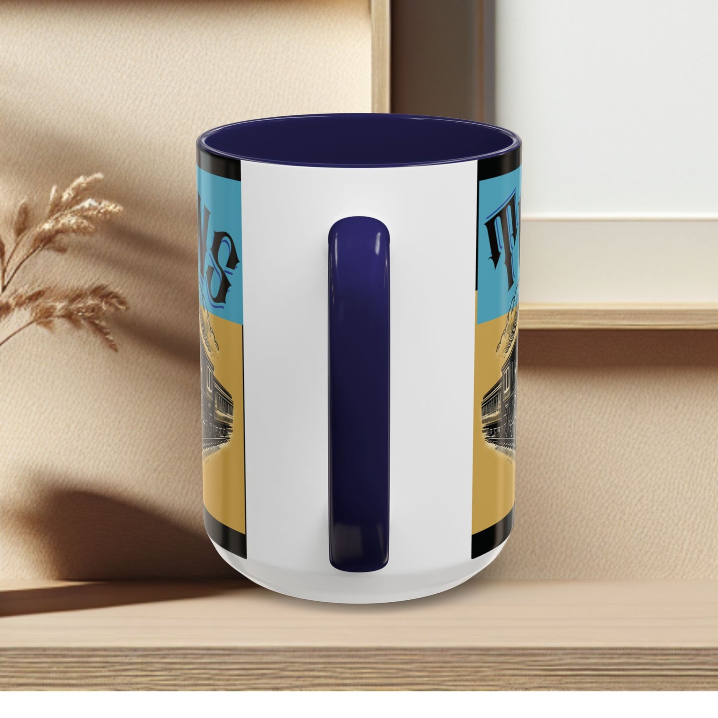 Mug-Trains Accent Coffee Mug
