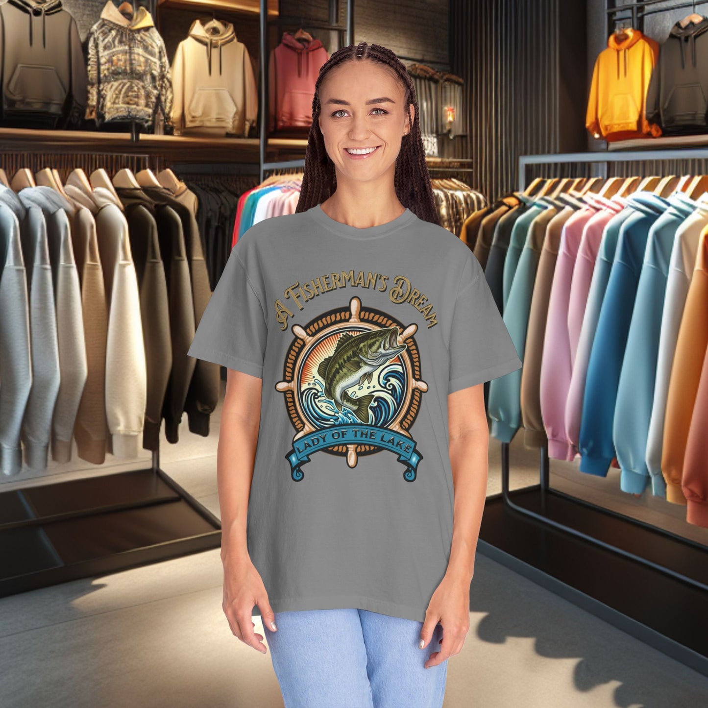 Lady of the Lake T-Shirt — A Fisherman's Dream Graphic Tee