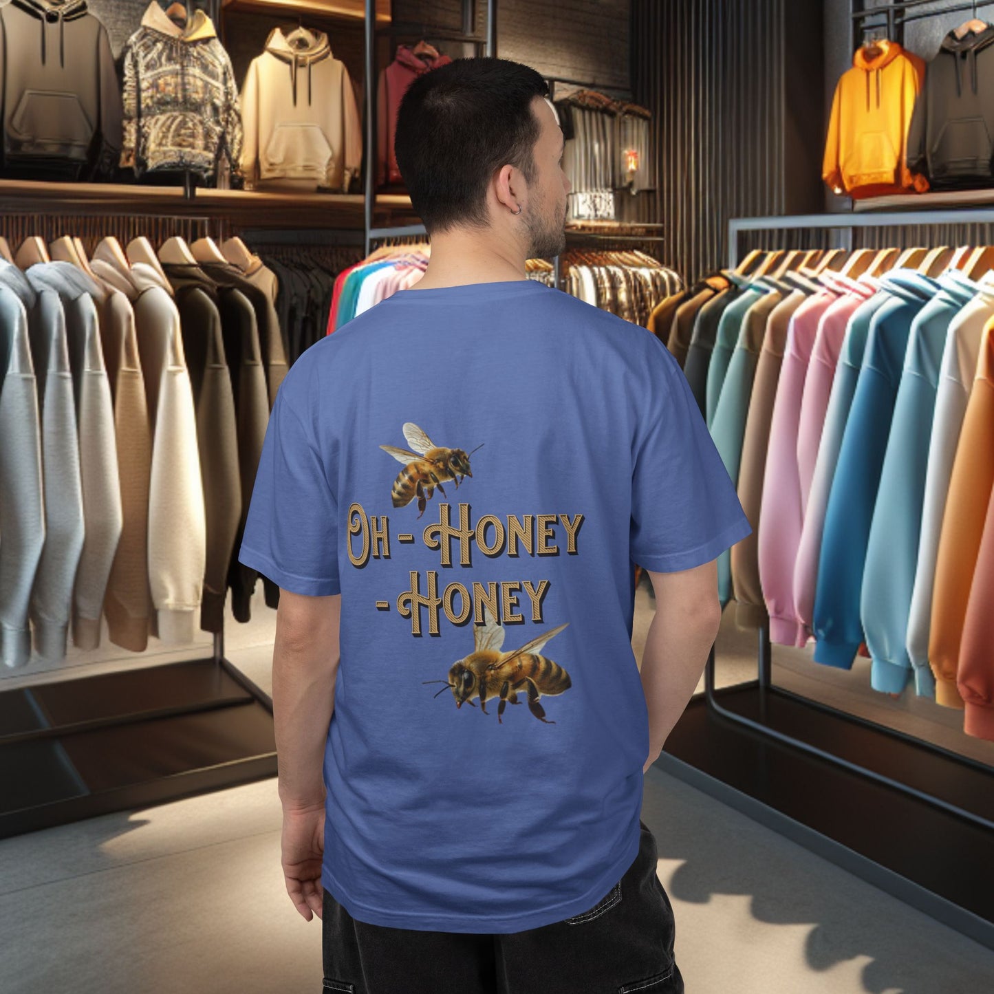 Honey Bees Graphic T-Shirt — “Sweets Made By Bees” / Oh Honey Honey Design