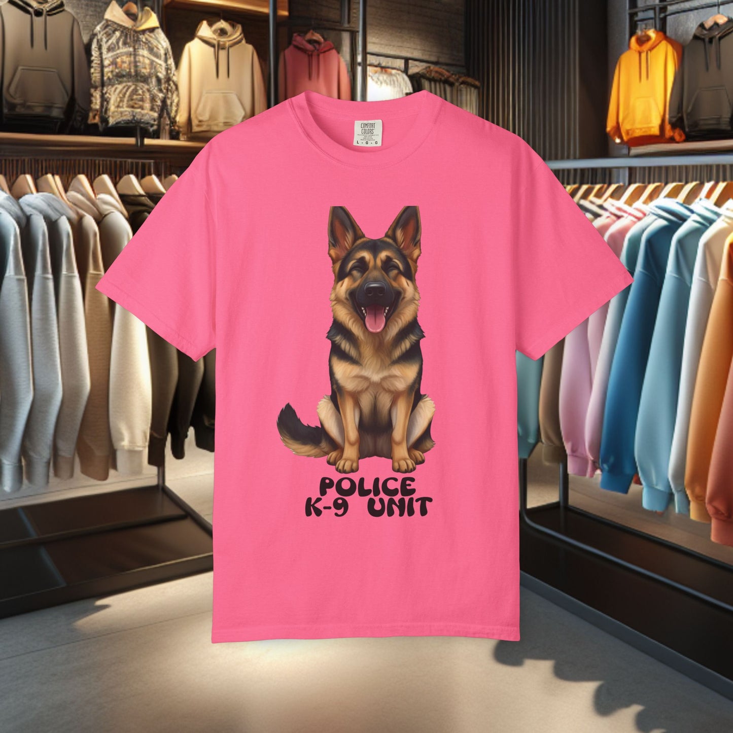 Police K-9 Unit German Shepherd T-Shirt
