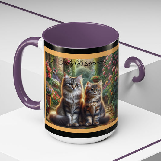 Coffee Mug Cat Wedding