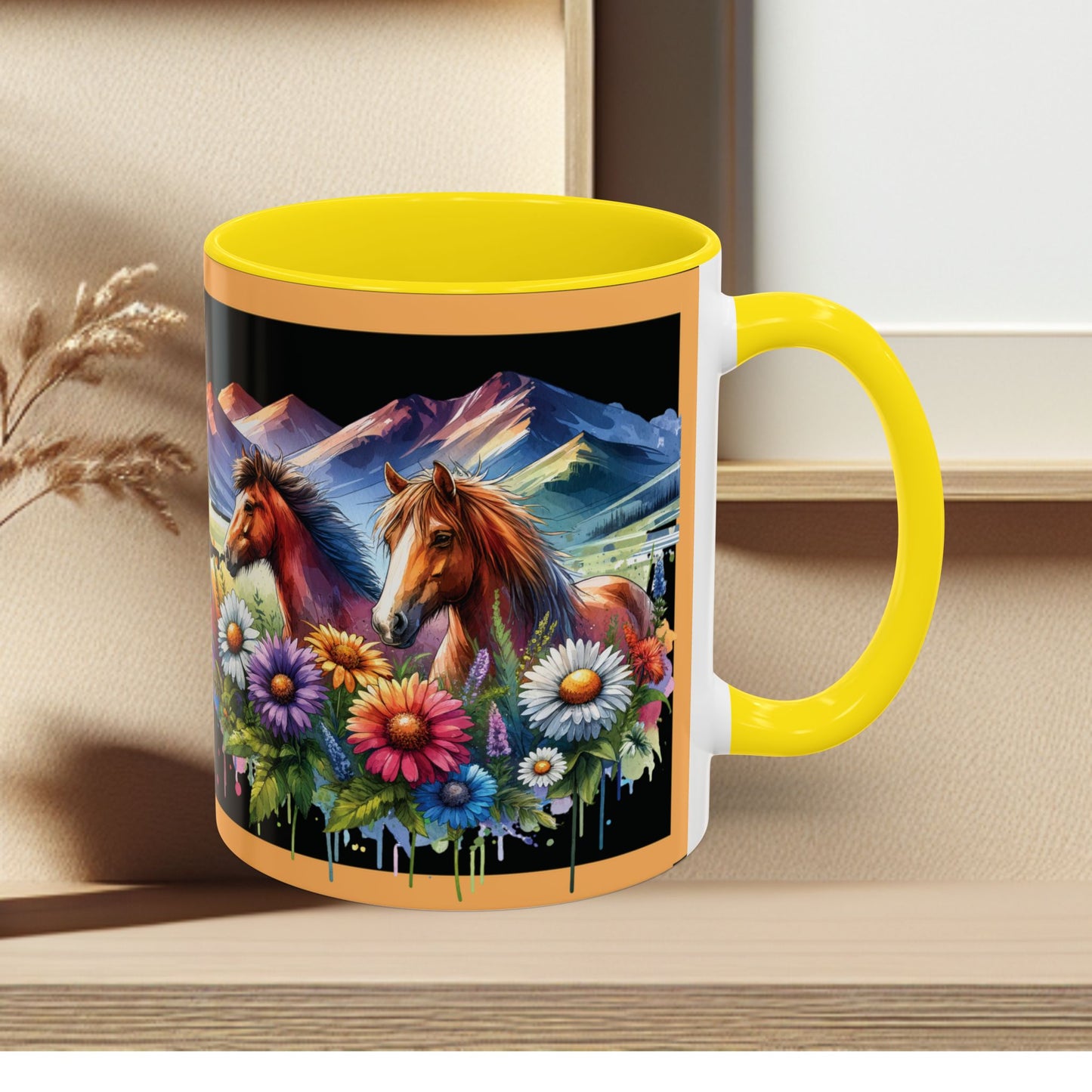 Mug Coffee Wild Horses 11oz 15oz