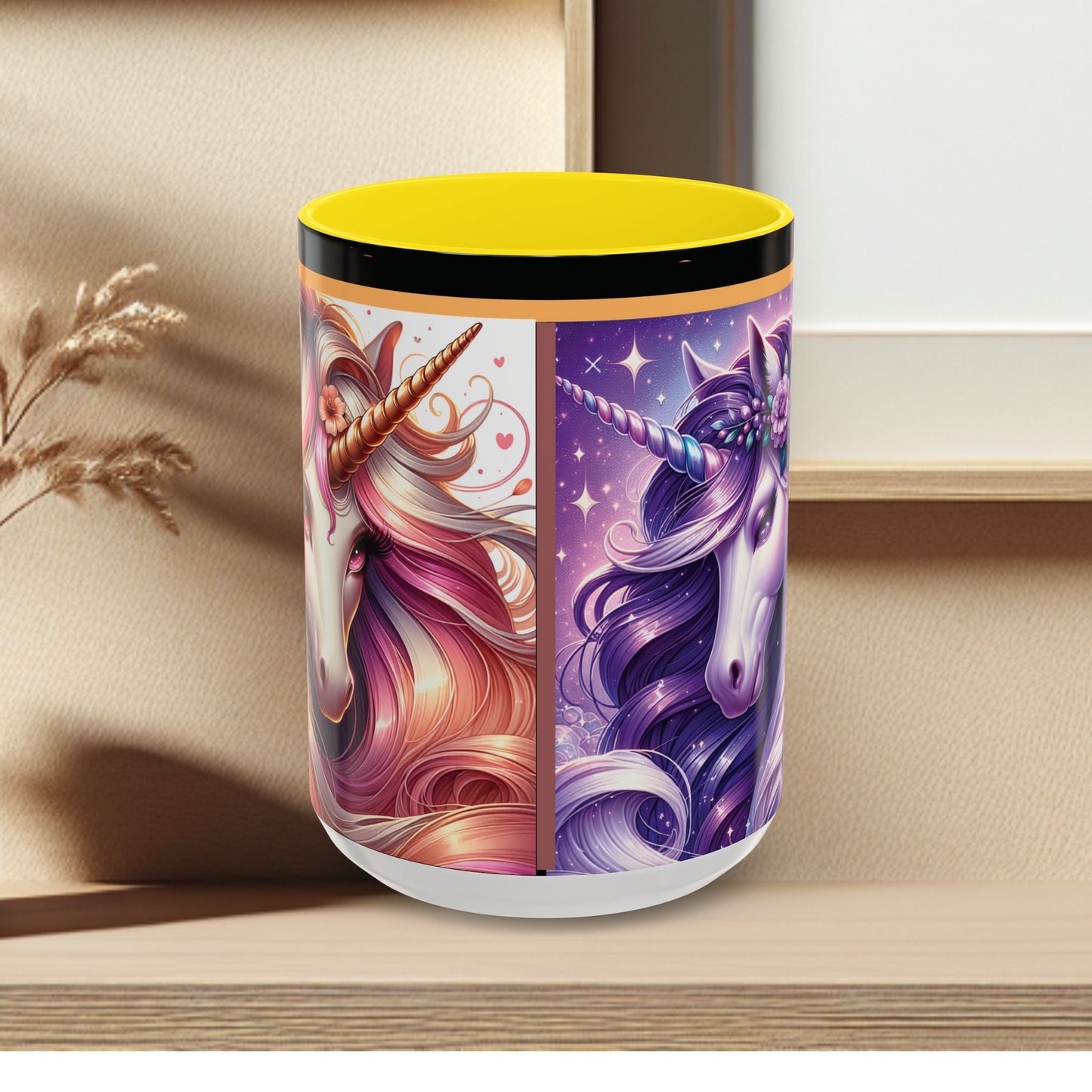 Mug Coffee Unicorns Night and Day - 11oz, 15oz