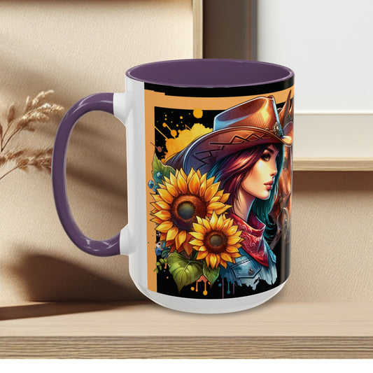 Coffee Mug Cowgirls and they're Horses