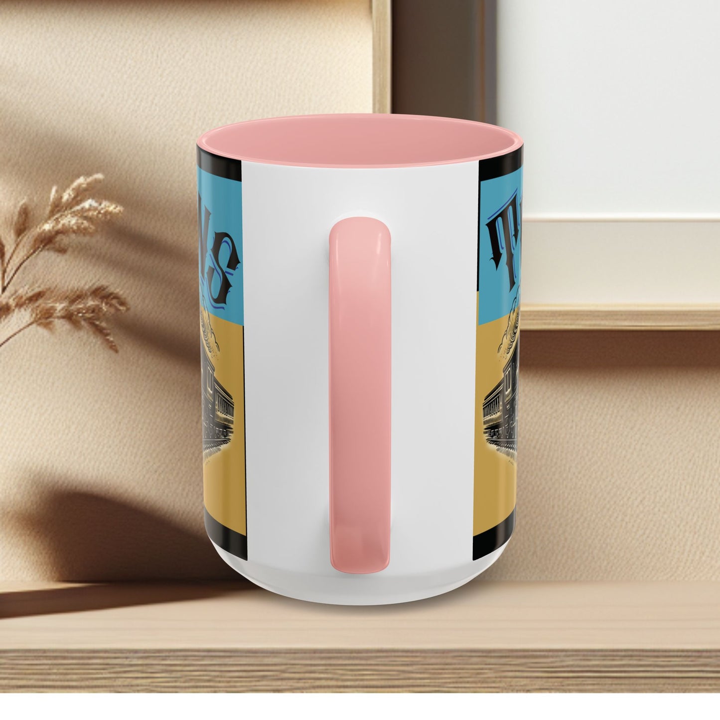 Mug-Trains Accent Coffee Mug