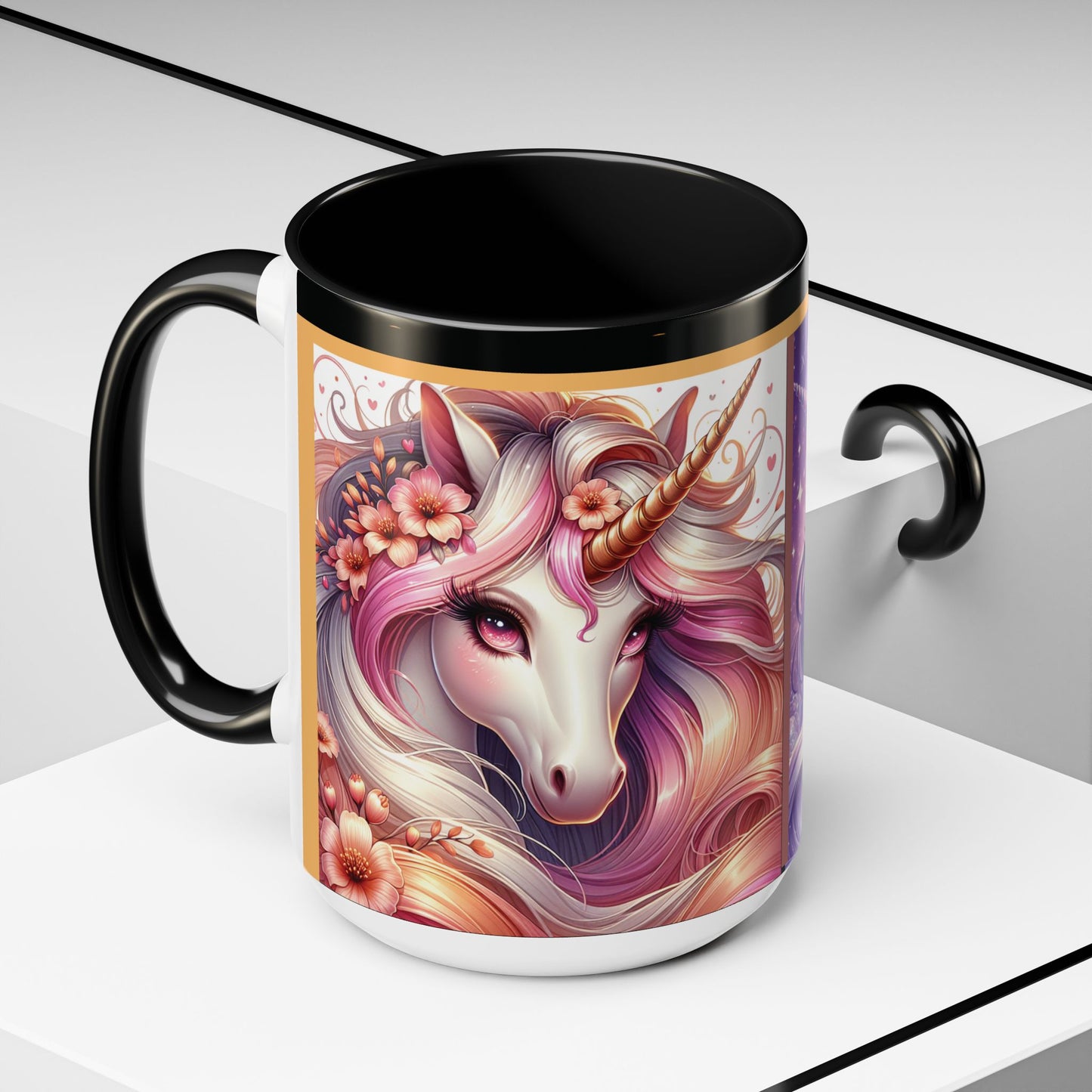 Mug Coffee Unicorns Night and Day - 11oz, 15oz