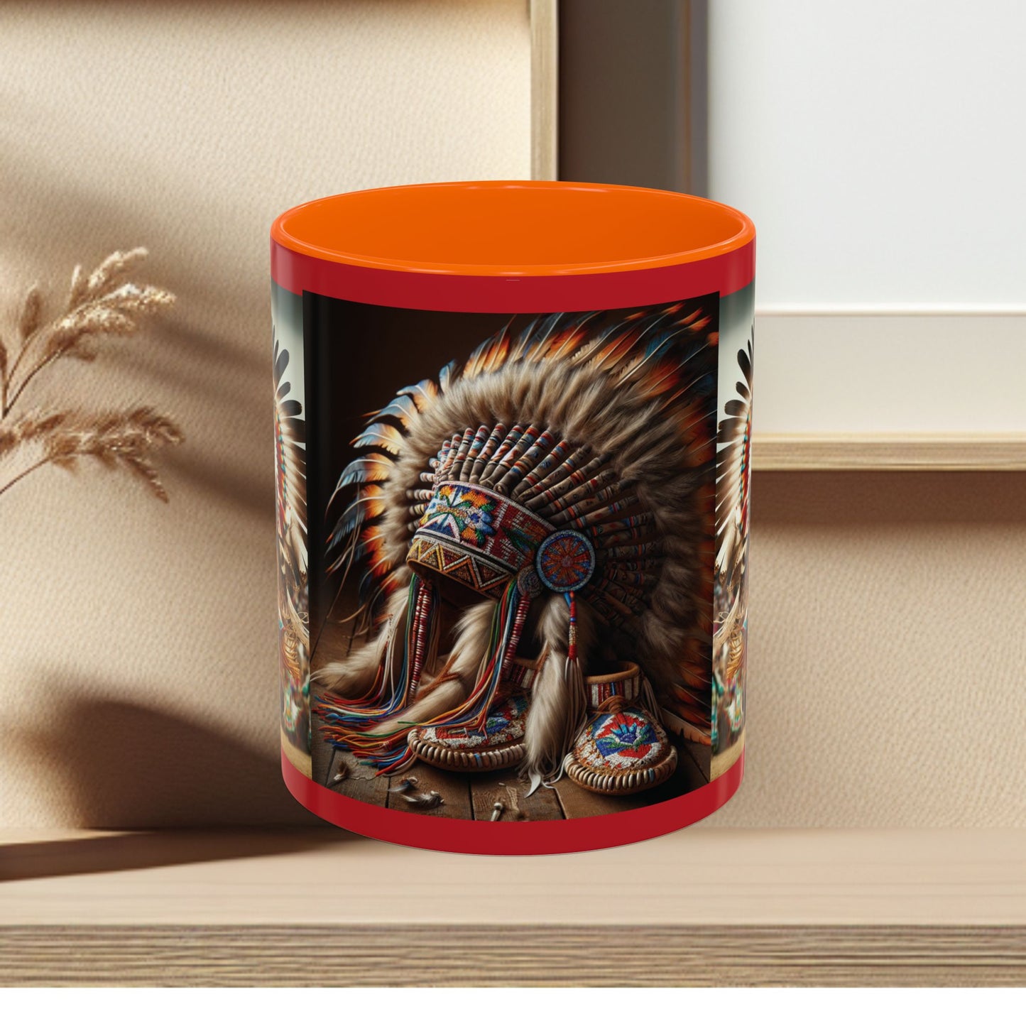 Mug- Native Dancer - Coffee Mug (11 oz, 15 oz) (AOP)