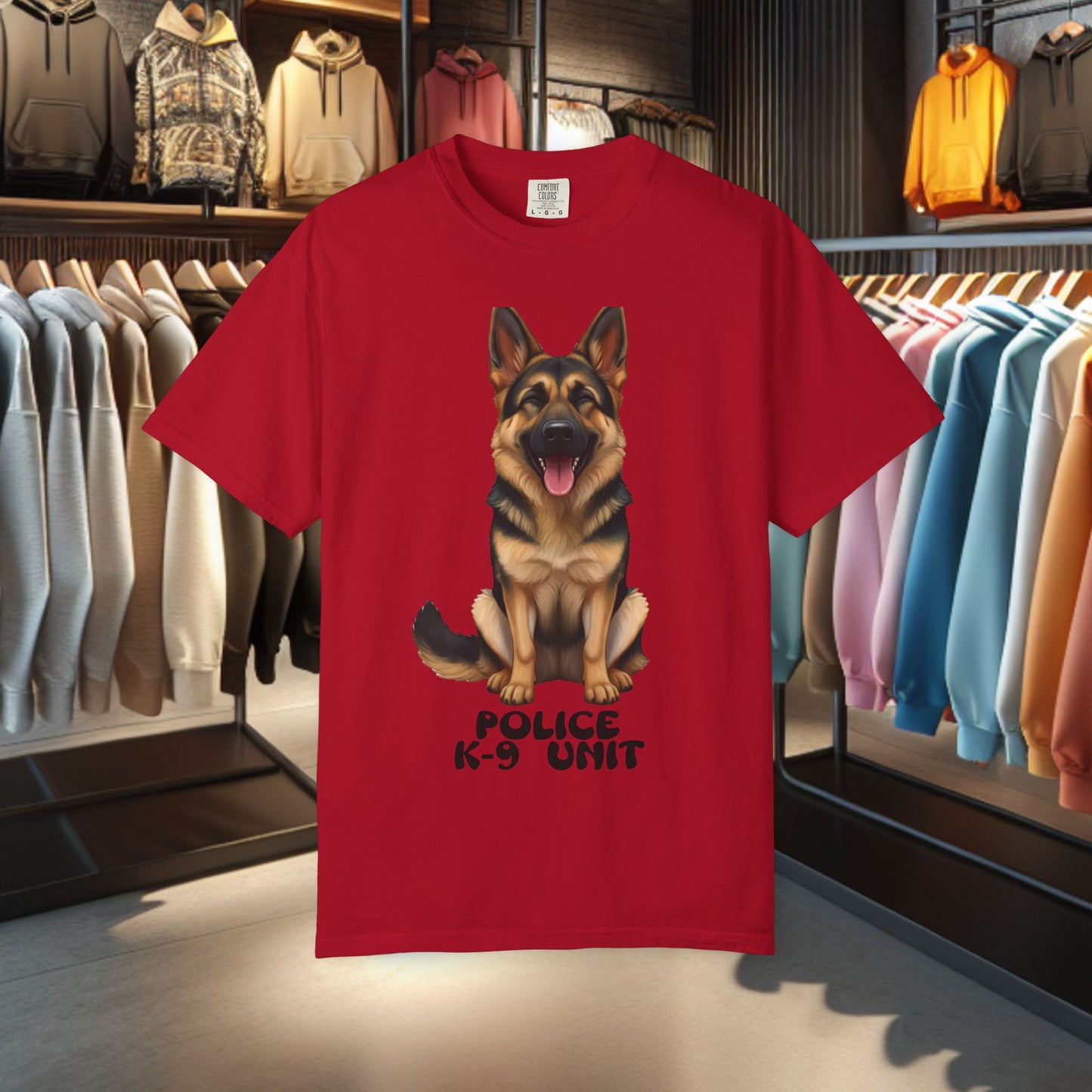 Police K-9 Unit German Shepherd T-Shirt