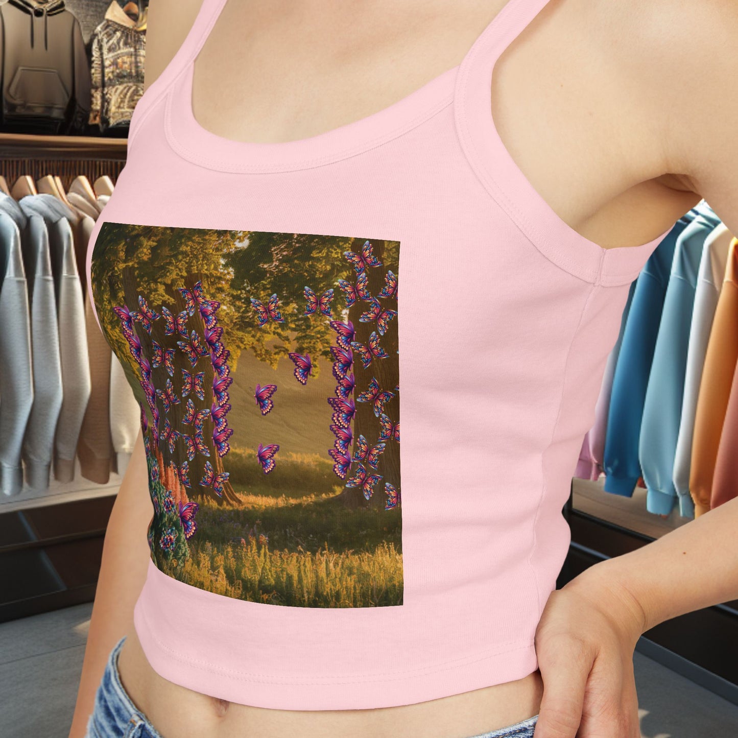 Butterfly Forest Tank Top