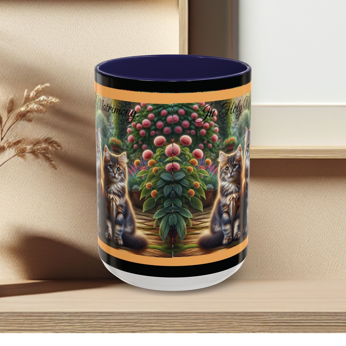 Coffee Mug Cat Wedding