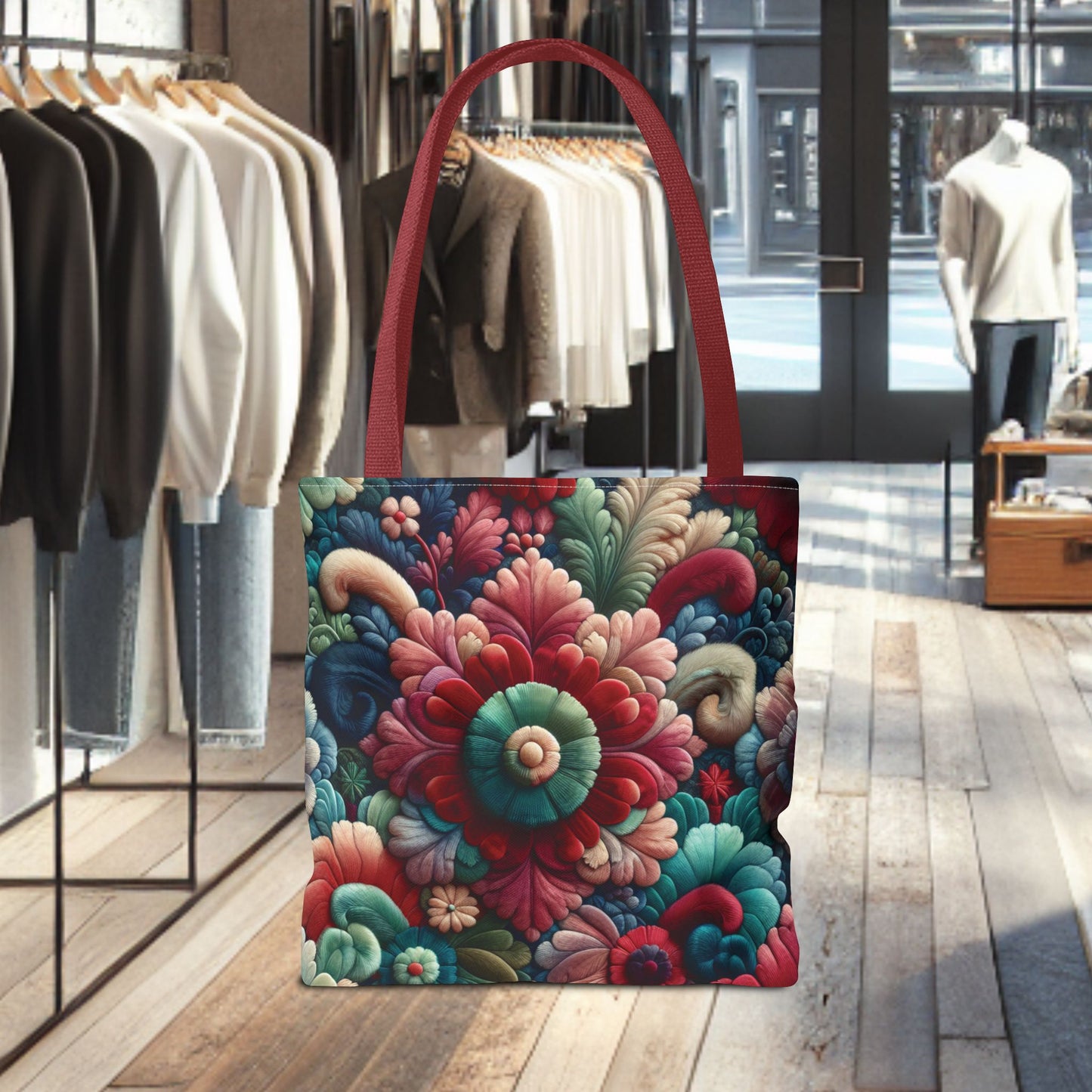 Beautiful Flower Tote Bag — Floral All-Over Print Tote