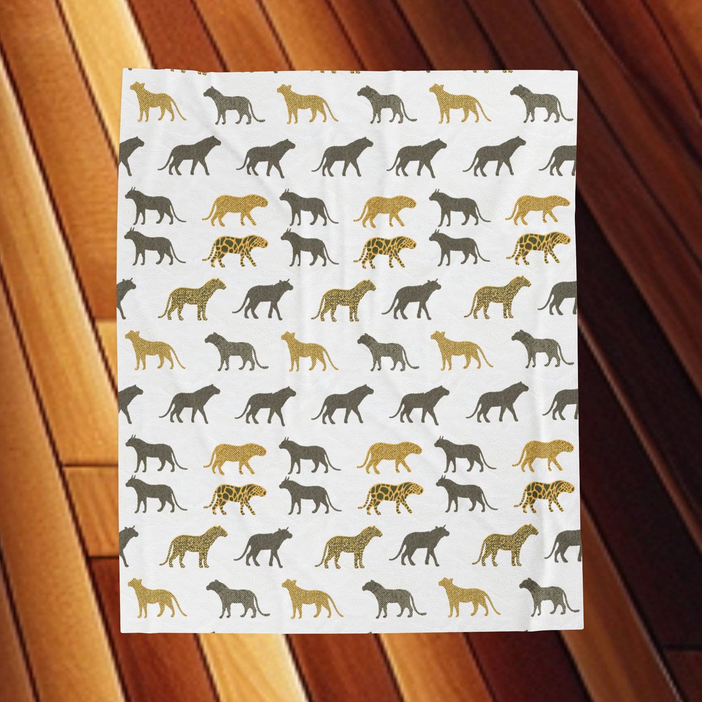 Animal Print Velveteen Plush Blanket