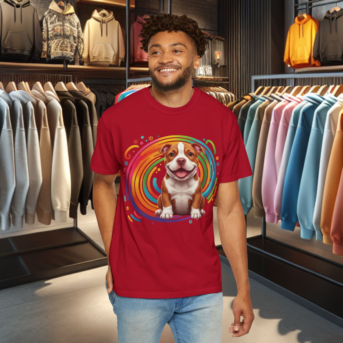 Bulldog Graphic T-Shirt — Vintage Dog Tee