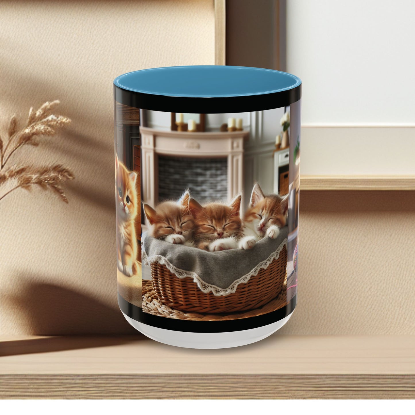 Mug- Kittens - Accent Coffee Mug (11oz, 15oz) (AOP)