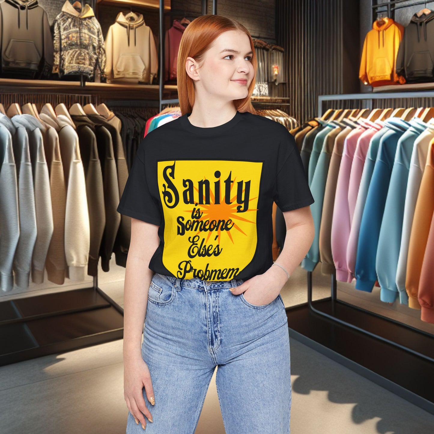 Funny Sanity Unisex Tee