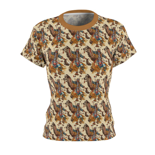 Pow Wow Native Dancers Graphic Tee for Women
