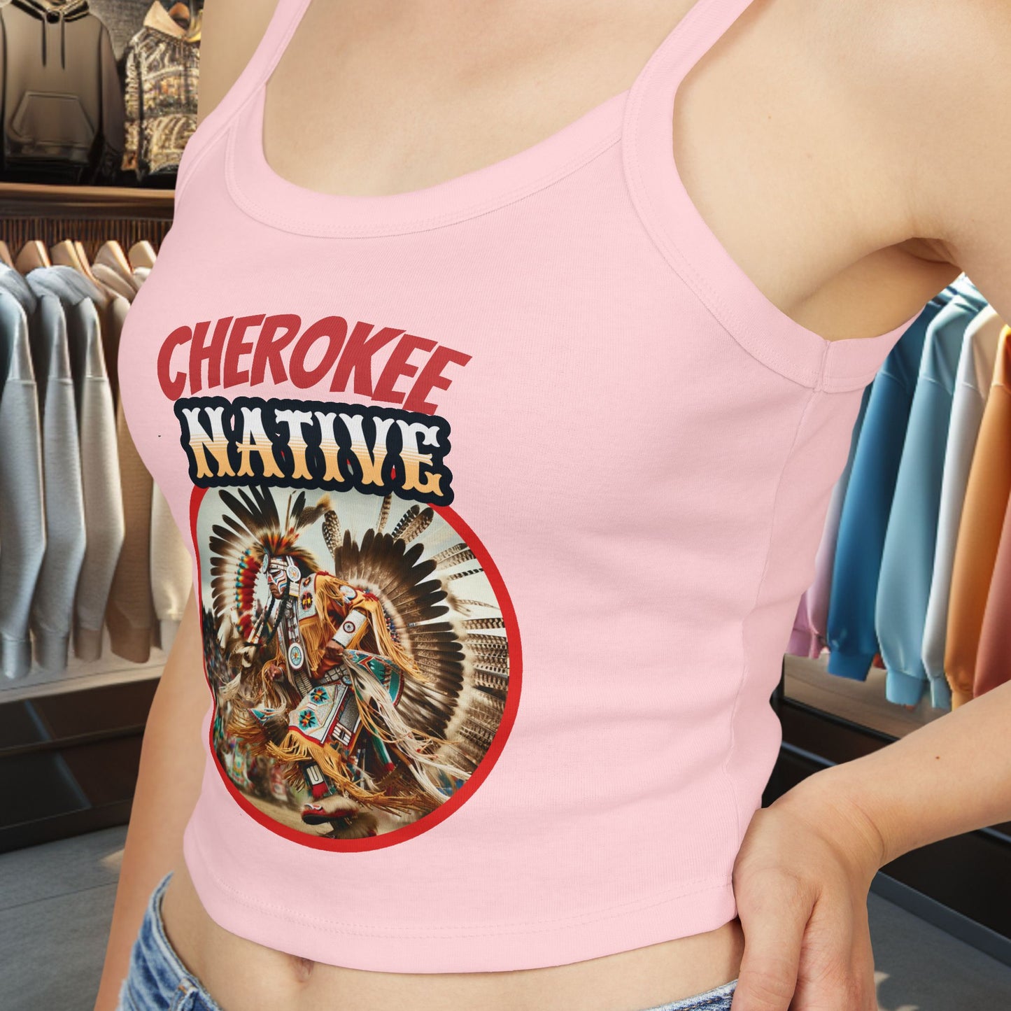 Cherokee Native Spirit Tank Top - POW WOWs, Outdoor Events