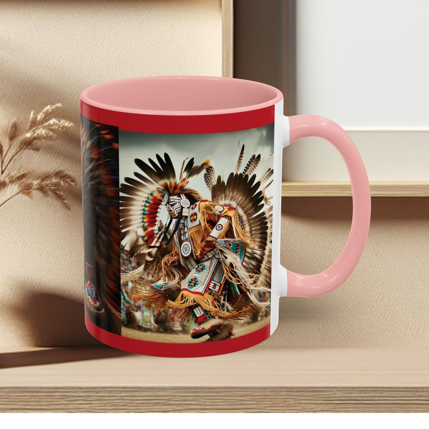 Mug- Native Dancer - Coffee Mug (11 oz, 15 oz) (AOP)