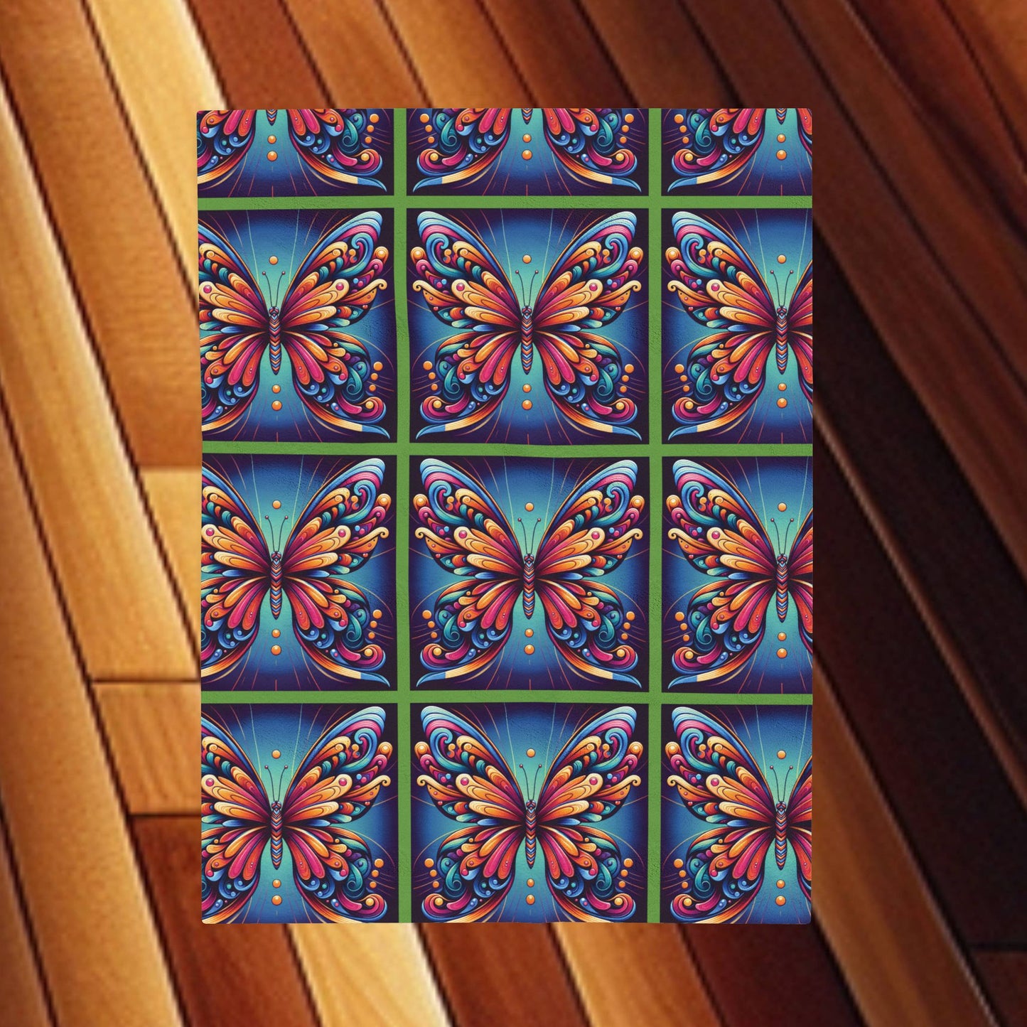 Butterfly Velveteen Plush Blanket