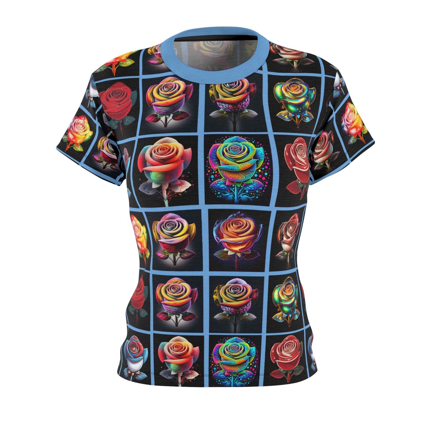 Roses - Orange Graphic Tee for Women